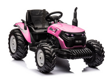 Traktor na akumulátor 24V s dálkovým ovládáním růžový HC 306