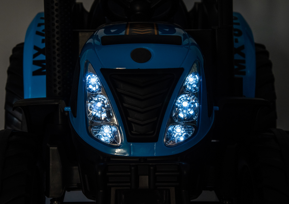 Traktor na akumulátor A011 24V modrý