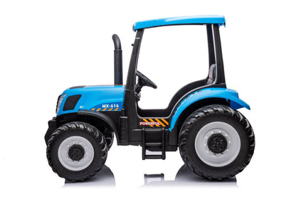 Traktor na akumulátor A011 24V modrý