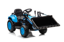 Traktor na akumulátor s lžící BW X002A modrý