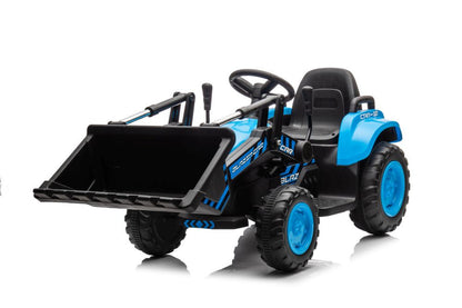 Traktor na akumulátor s lžící BW X002A modrý