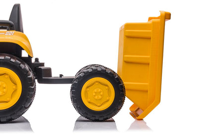 Traktor na akumulátor s lžící BW X002A žlutý