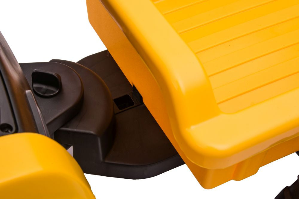 Traktor na akumulátor s lžící BW X002A žlutý