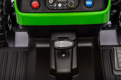 Traktor na akumulátor s ovládáním BBH 030 zelený