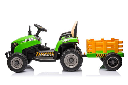Traktor na akumulátor s ovládáním BBH 030 zelený