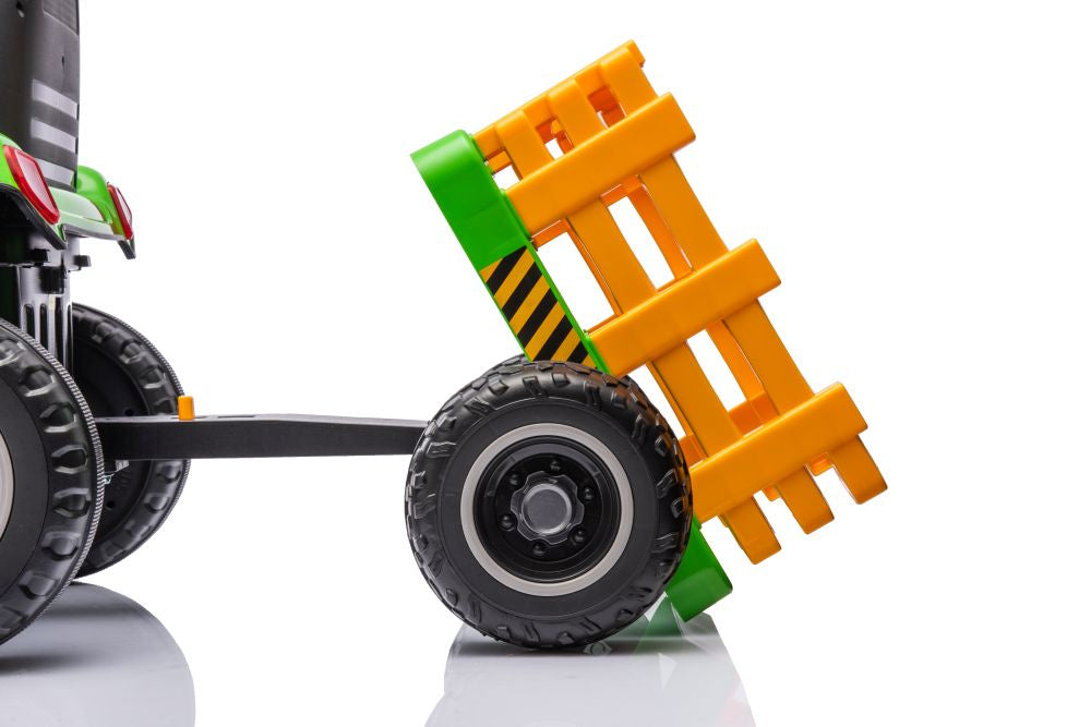 Traktor na akumulátor s ovládáním BBH 030 zelený