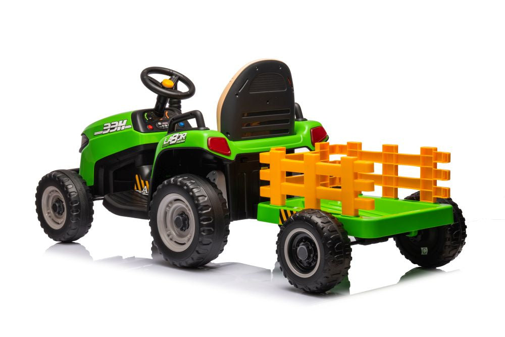 Traktor na akumulátor s ovládáním BBH 030 zelený