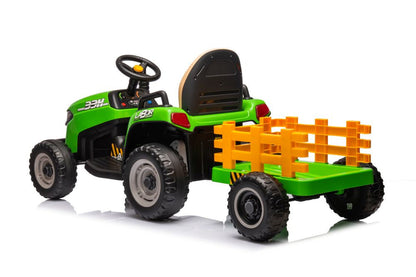Traktor na akumulátor s ovládáním BBH 030 zelený