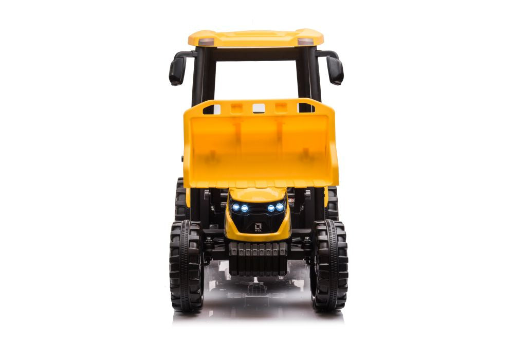 Traktor na akumulátor s přívěsem – Hercules žlutý 24V