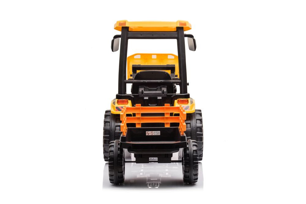 Traktor na akumulátor s přívěsem – Hercules žlutý 24V