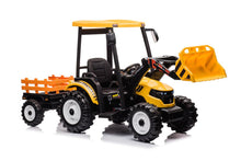 Traktor na akumulátor s přívěsem – Hercules žlutý 24V