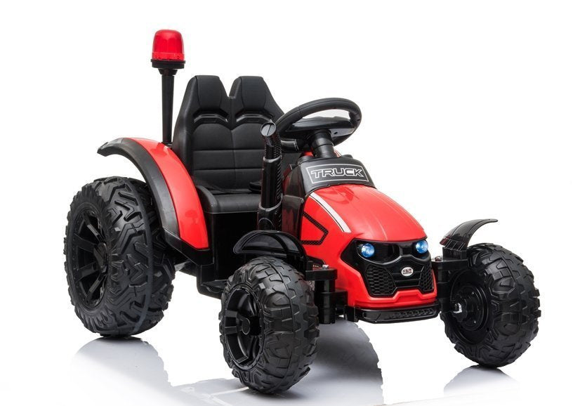 Traktor na akumulátor s přívěsem HZB 200 červený