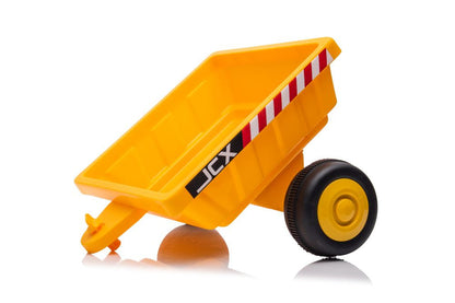 Traktor na akumulátor s přívěsem S617 – žlutý | dětský