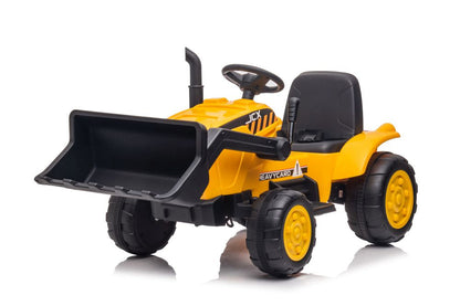 Traktor na akumulátor s přívěsem S617 – žlutý | dětský