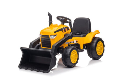 Traktor na akumulátor s přívěsem S617 – žlutý | dětský