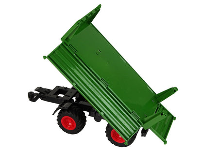 Traktor na dálkové ovládání 1:24 – s přívěsem | červený zelený