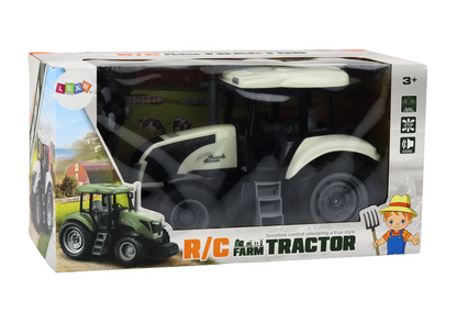 Traktor na dálkové ovládání RC 2.4G se zvuky bílý