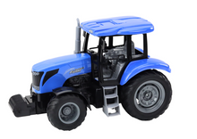 Traktor na dálkové ovládání RC 2.4G se zvuky modrý