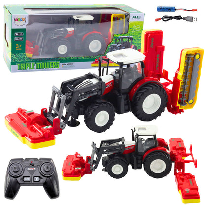 Traktor na dálkové ovládání se žacími stroji RC 2.4G
