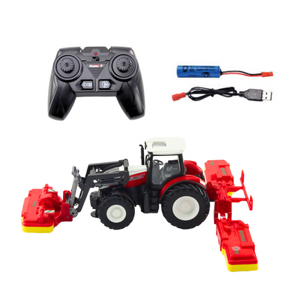 Traktor na dálkové ovládání se žacími stroji RC 2.4G
