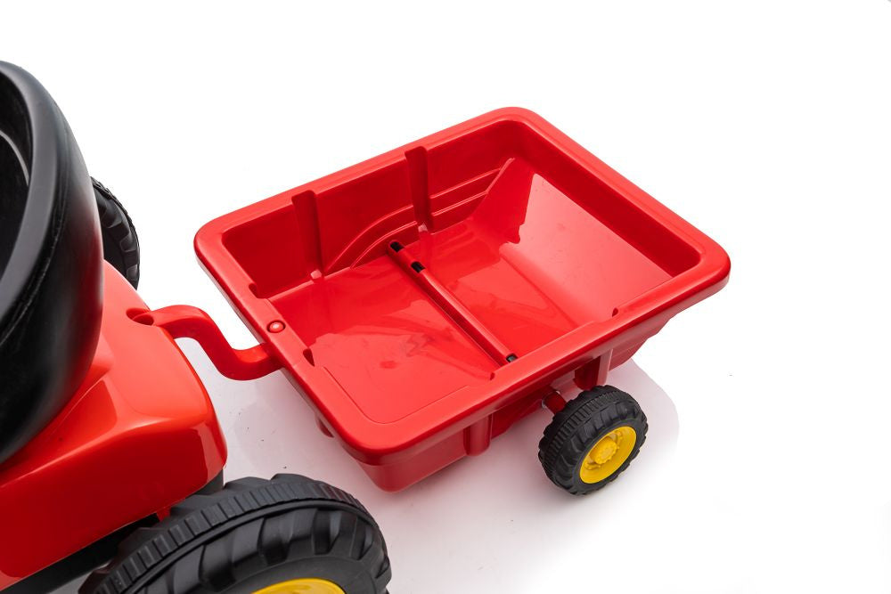 Traktor na pedály G206 pro děti od 3 let – červený