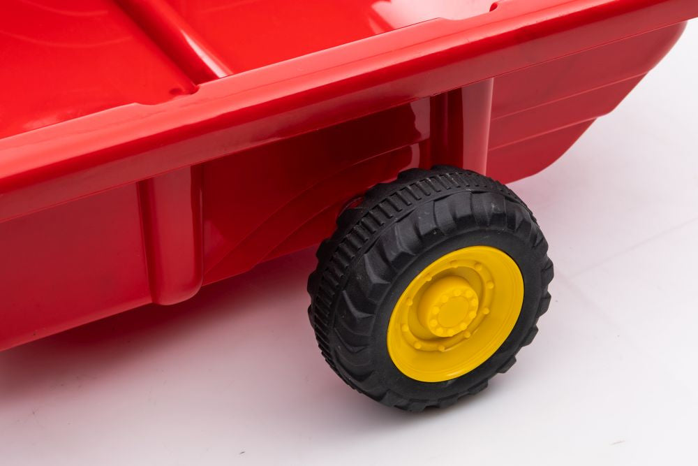 Traktor na pedály G206 pro děti od 3 let – červený
