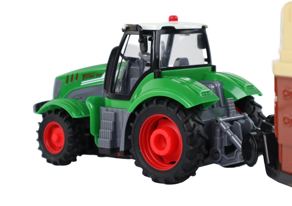Traktor RC na dálkové ovládání – s přívěsem 1:24 | zelený