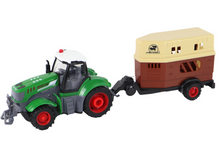 Traktor RC na dálkové ovládání – s přívěsem 1:24 | zelený