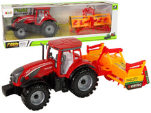 Traktor s kultivátorem třecí pohon červený