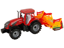 Traktor s kultivátorem třecí pohon červený