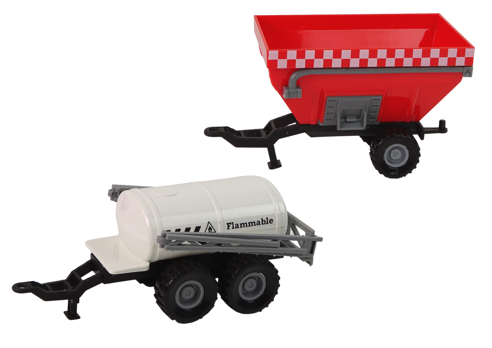 Traktor s LED světly a zvuky – farmářský set se stroji