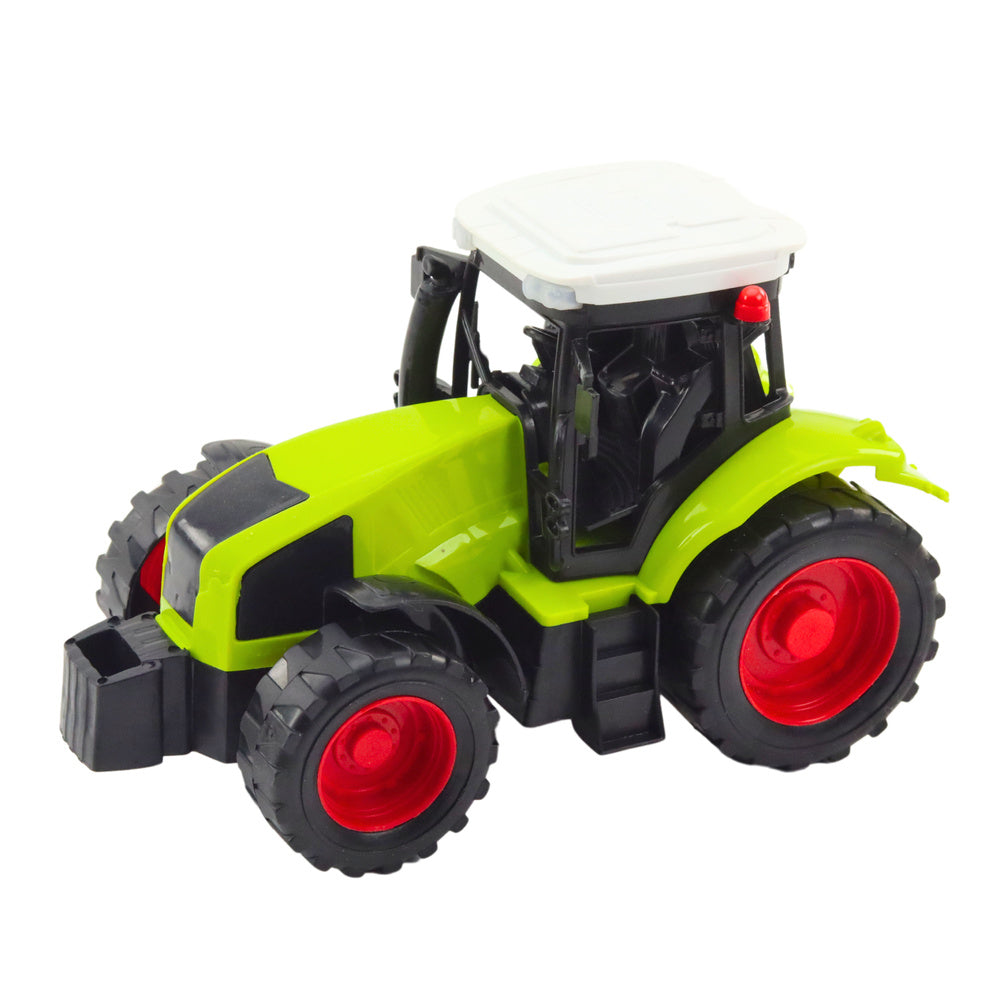 Traktor s lisem na seno zemědělský set zelený 37 cm