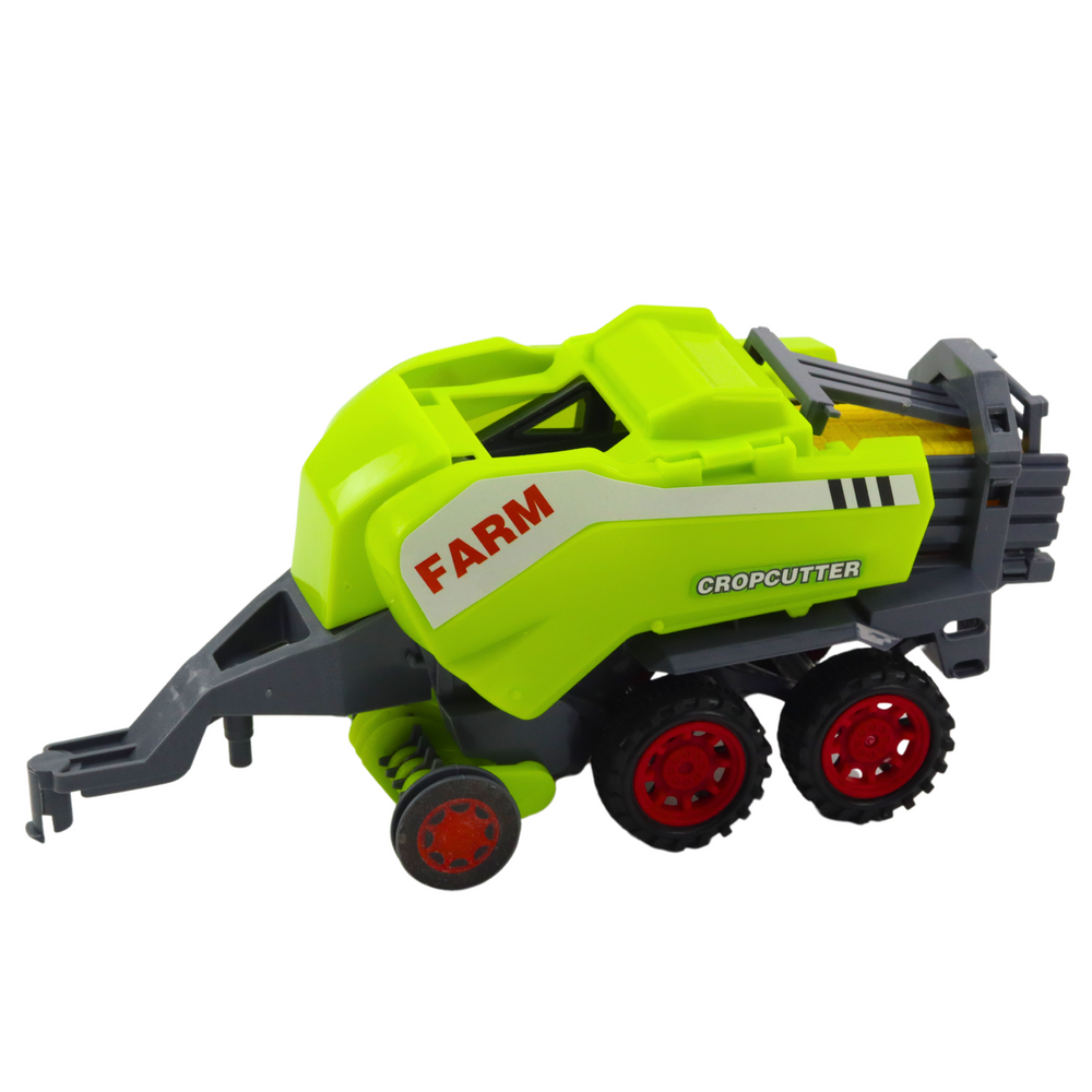 Traktor s lisem na seno zemědělský set zelený 37 cm