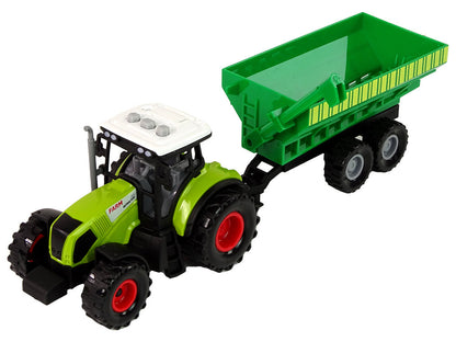 Traktor s přívěsem a cisternou – se zvuky a LED světly