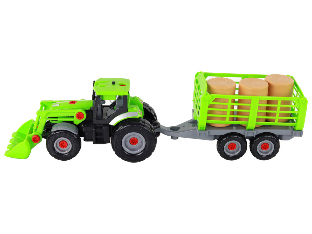 Traktor s přívěsem DIY – stavebnice se šroubovákem