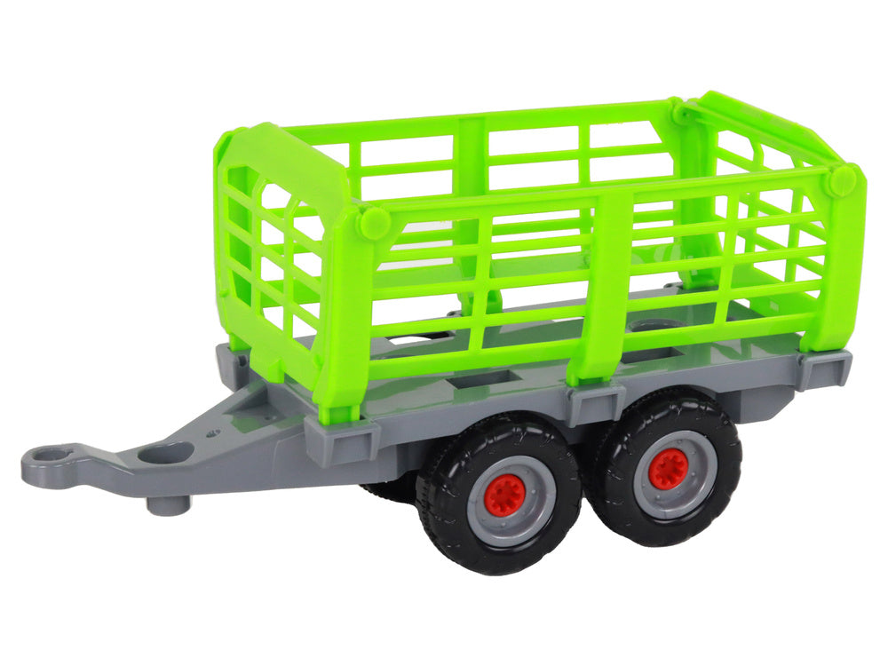 Traktor s přívěsem DIY – stavebnice se šroubovákem