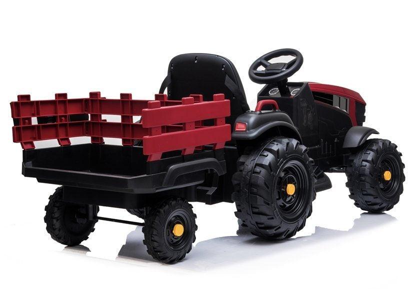 Traktor s přívěsem na akumulátor BDM0925 červený