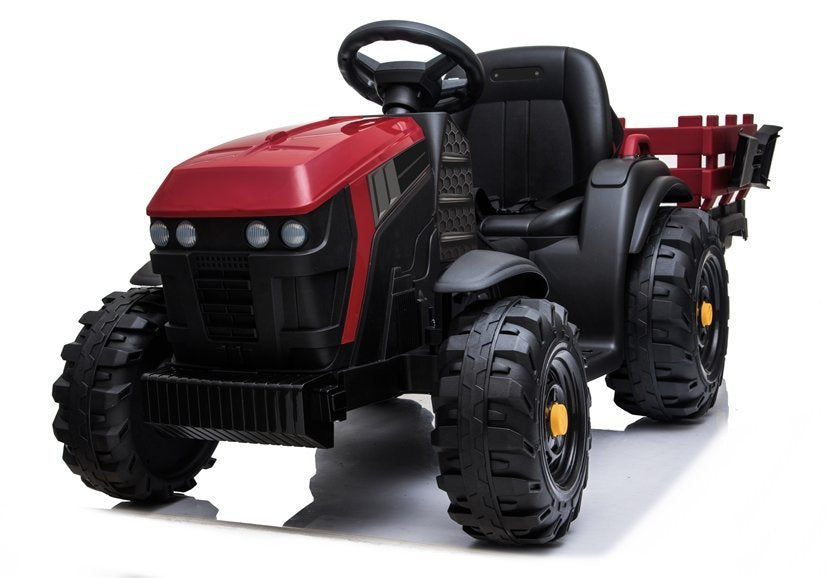 Traktor s přívěsem na akumulátor BDM0925 červený