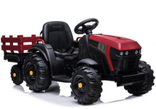 Traktor s přívěsem na akumulátor BDM0925 červený