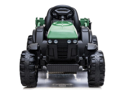 Traktor s přívěsem na akumulátor vojenský zelený BDM0925