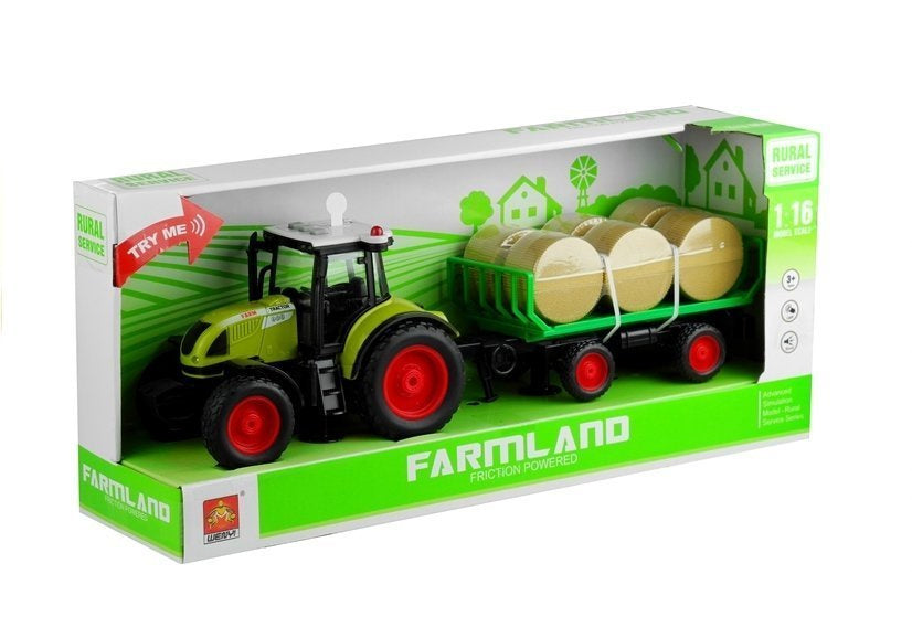 Traktor s přívěsem – světelné a zvukové efekty | 37,5 cm