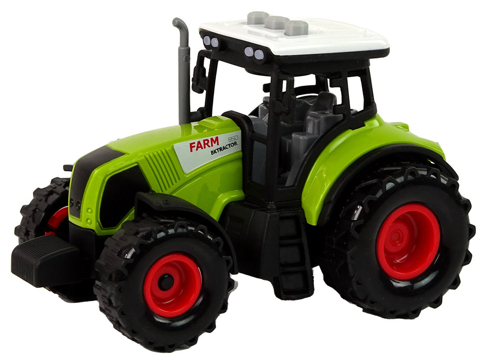 Traktor s přívěsy farmářský – se zvuky a pohybem | zelený