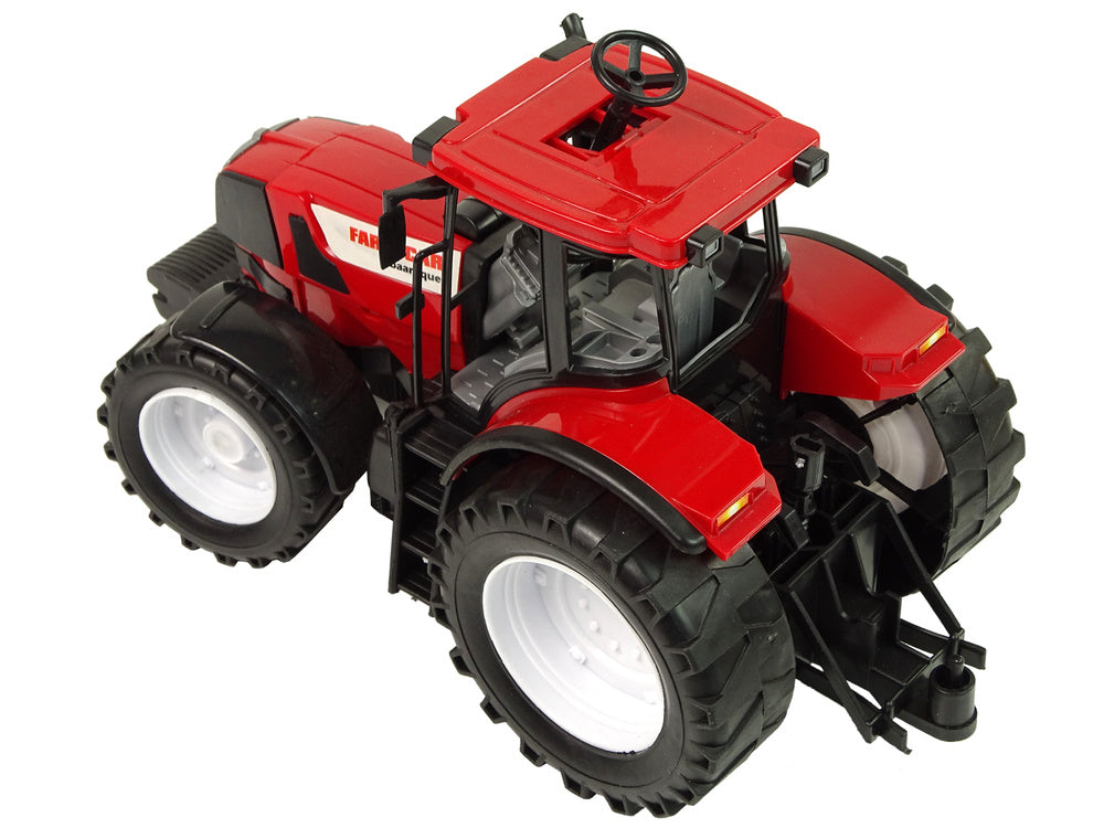 Traktor s vyklápěcím přívěsem 50 cm žlutý