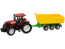 Traktor s vyklápěcím přívěsem 50 cm žlutý