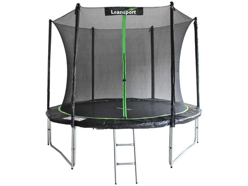 Trampolina s ochrannou sítí a žebříkem 244 cm – SPORT PRO