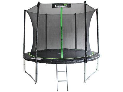 Trampolina s ochrannou sítí a žebříkem 244 cm – SPORT PRO