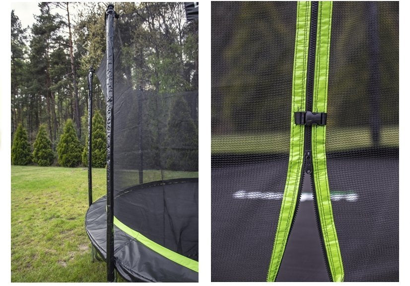 Trampolina s ochrannou sítí a žebříkem 487 cm – SPORT PRO