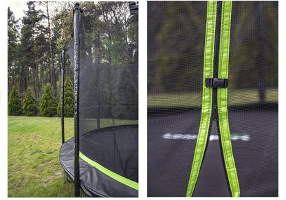 Trampolina s ochrannou sítí a žebříkem 487 cm – SPORT PRO