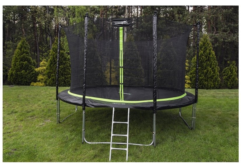 Trampolina s ochrannou sítí a žebříkem 487 cm – SPORT PRO