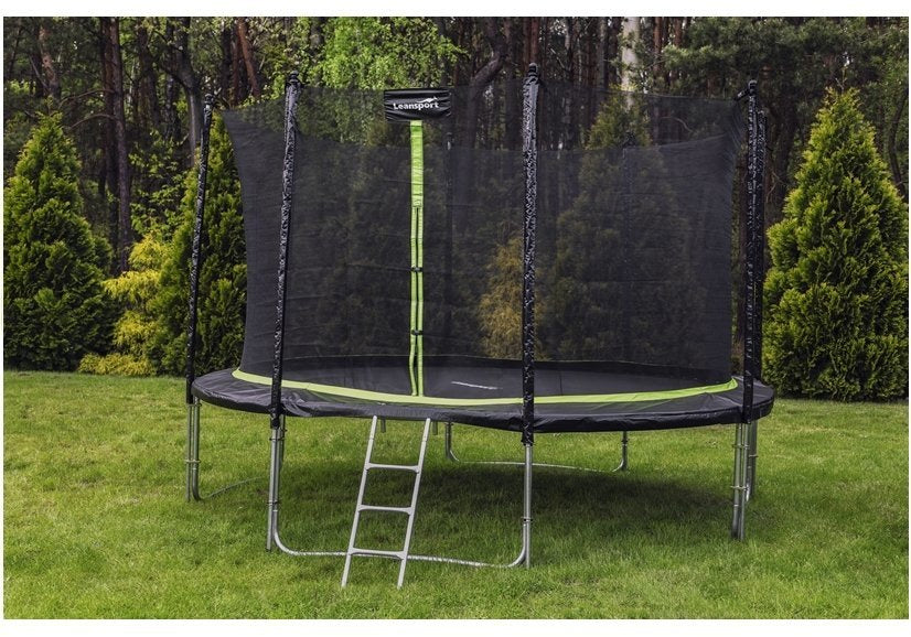 Trampolina s ochrannou sítí a žebříkem 487 cm – SPORT PRO